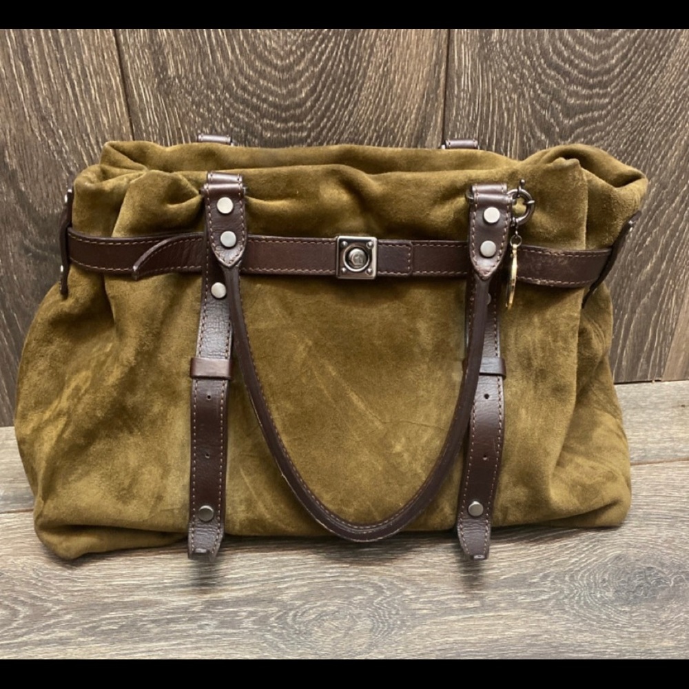 Lanvin Kentucky Suede Tote